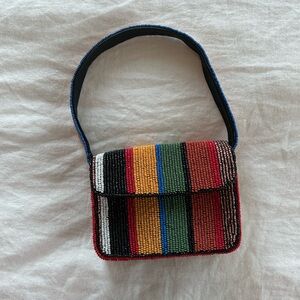 Anthropologie’s Mini Multicolor Fiona Beaded Bag
